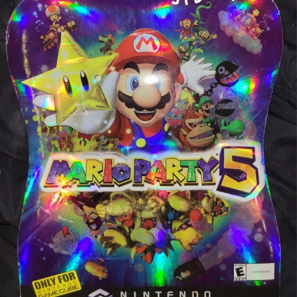 Very COOL, RARE Nintendo GameCube Mario Party 5 store promo display (LED,3D)